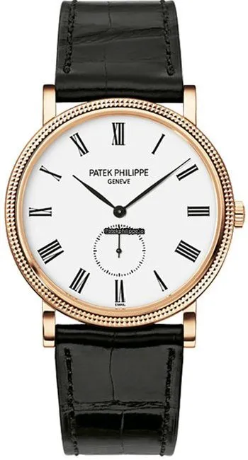 Patek Philippe Calatrava 5116r Rose Gold Case Manual Winding