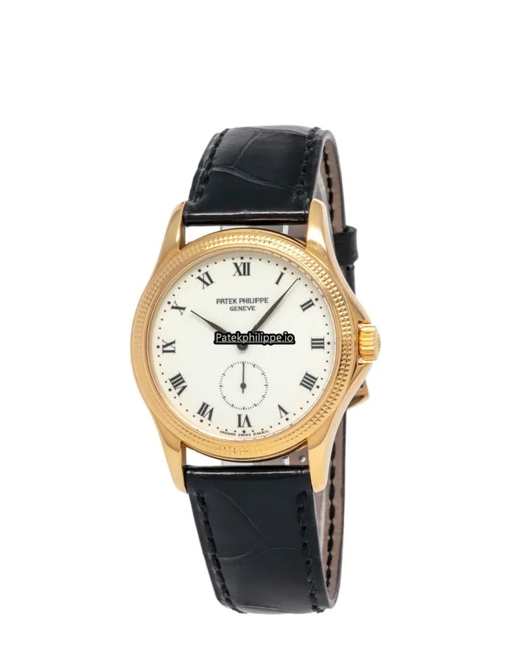 Patek Philippe Calatrava 5115j 35MM Yellow Gold Case Manual Winding