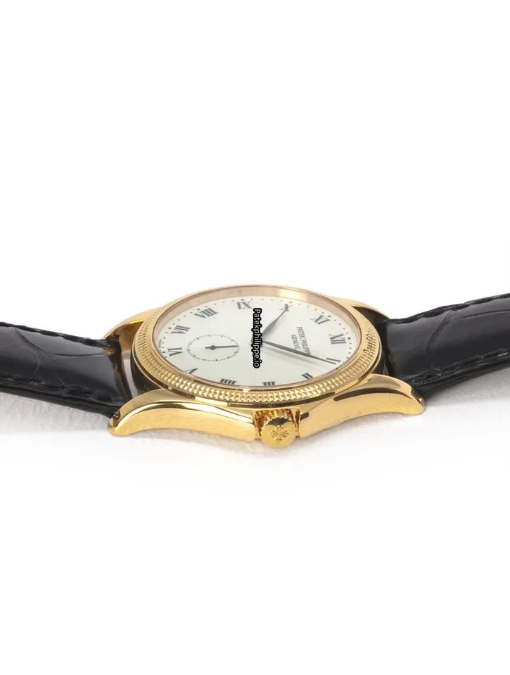 Alternative view of Patek Philippe Calatrava 5115j 35MM Yellow Gold Case Manual Winding