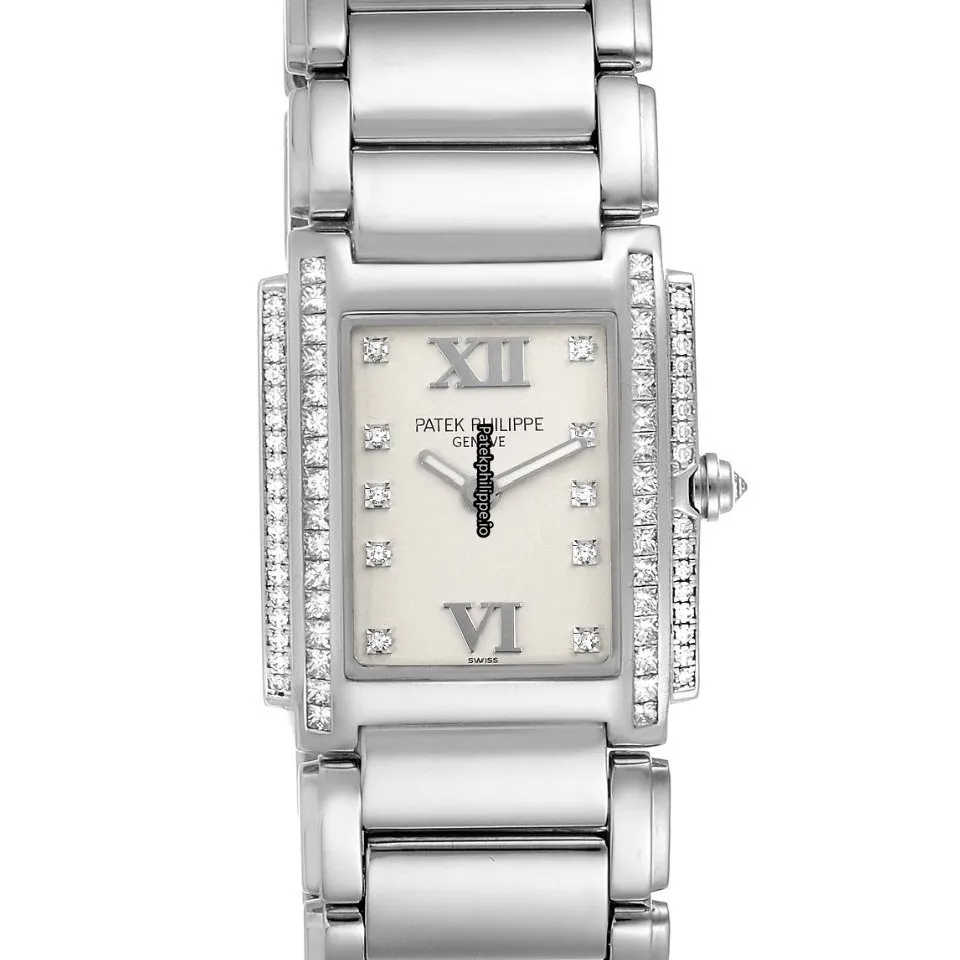 Patek Philippe Twenty-4 4908/310g-011 22MM White Gold Case Quartz