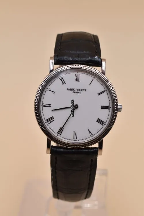 Patek Philippe Calatrava 3520d 32MM White Gold Case Manual Winding