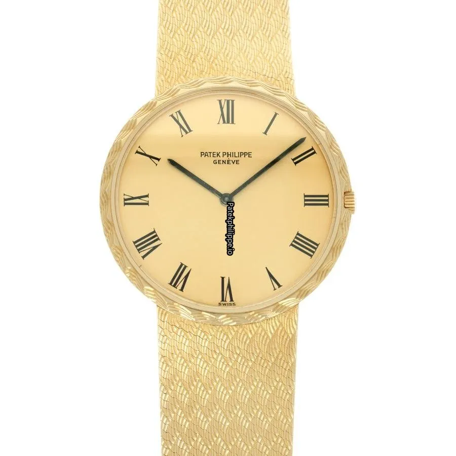 Patek Philippe Calatrava Feb-88 35.5MM Yellow Gold Case Automatic