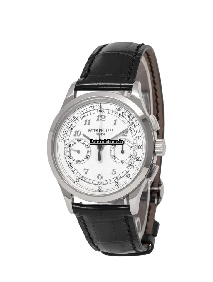 Patek Philippe Chronograph 5170g 39MM White Gold Case Manual Winding