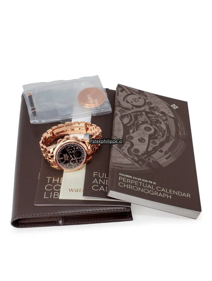 Alternative view of Patek Philippe Perpetual Calendar 5270/1r-001 41MM Rose Gold Case Manual Winding