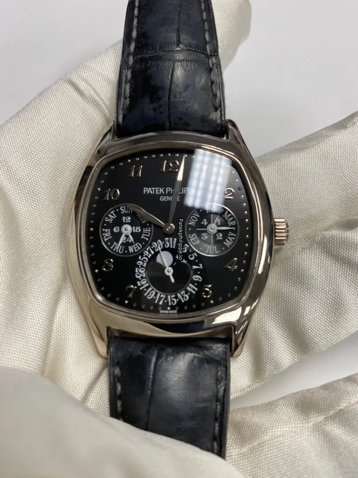 Alternative view of Patek Philippe Perpetual Calendar 5908448 45x37MM White Gold Case Automatic
