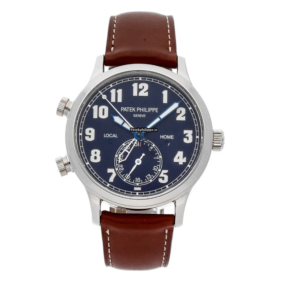 Patek Philippe Travel Time 5524g-001 42MM White Gold Case Automatic