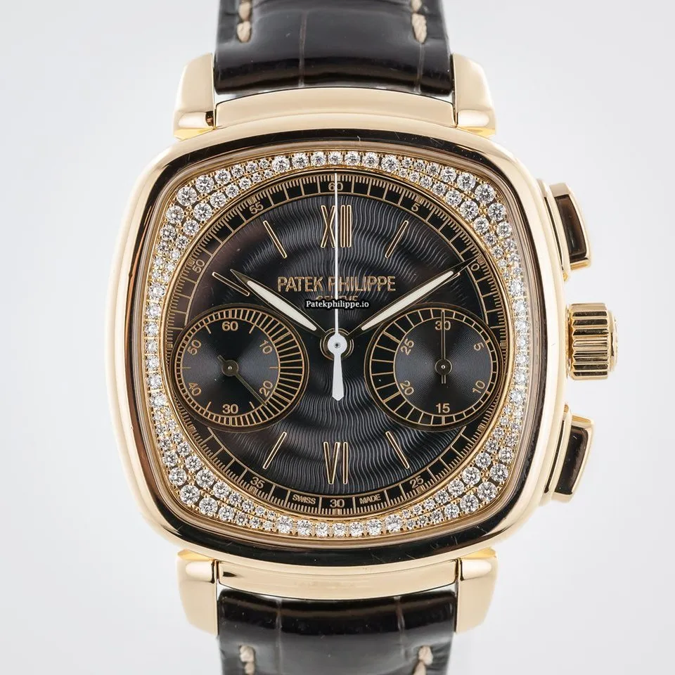 Patek Philippe Chronograph 7071r-010 35x39MM Rose Gold Case Manual Winding