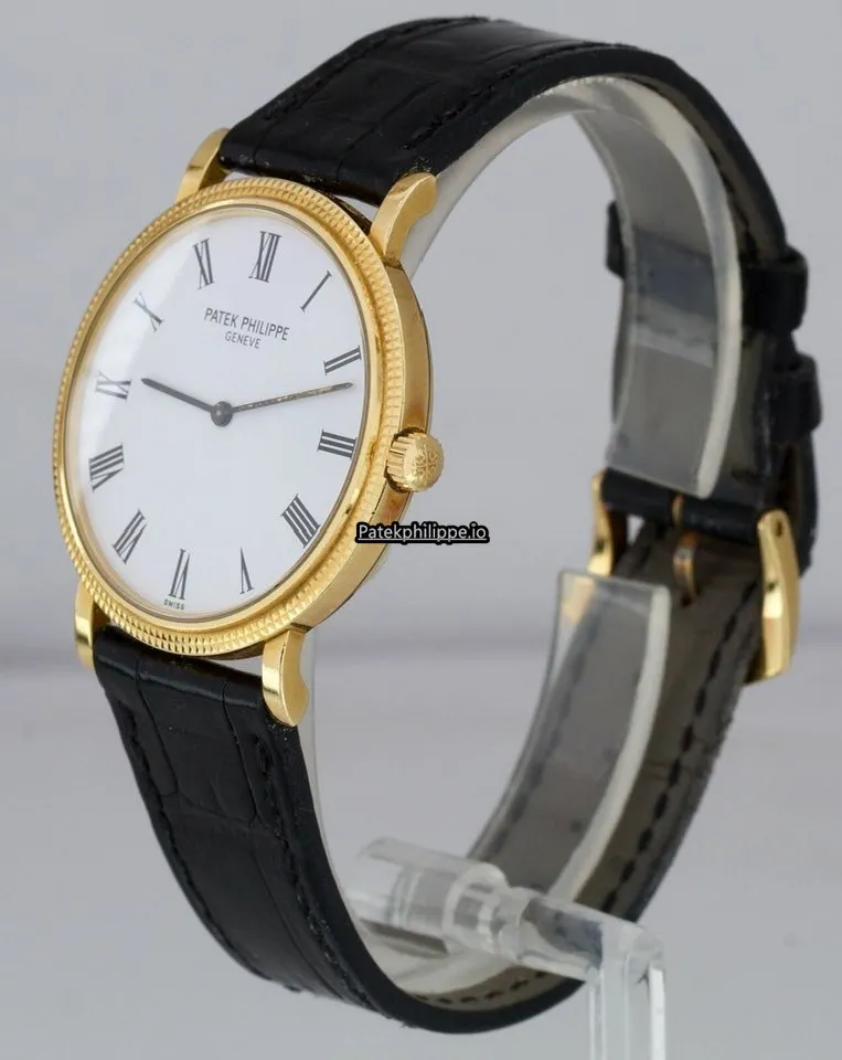 Alternative view of Patek Philippe Calatrava 35MM Yellow Gold Case Automatic