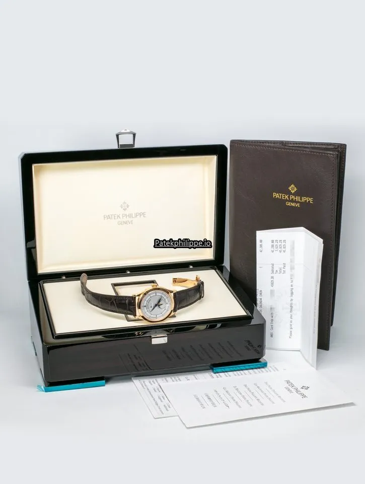 Alternative view of Patek Philippe Annual Calendar 5396r-001 38MM Rose Gold Case Automatic