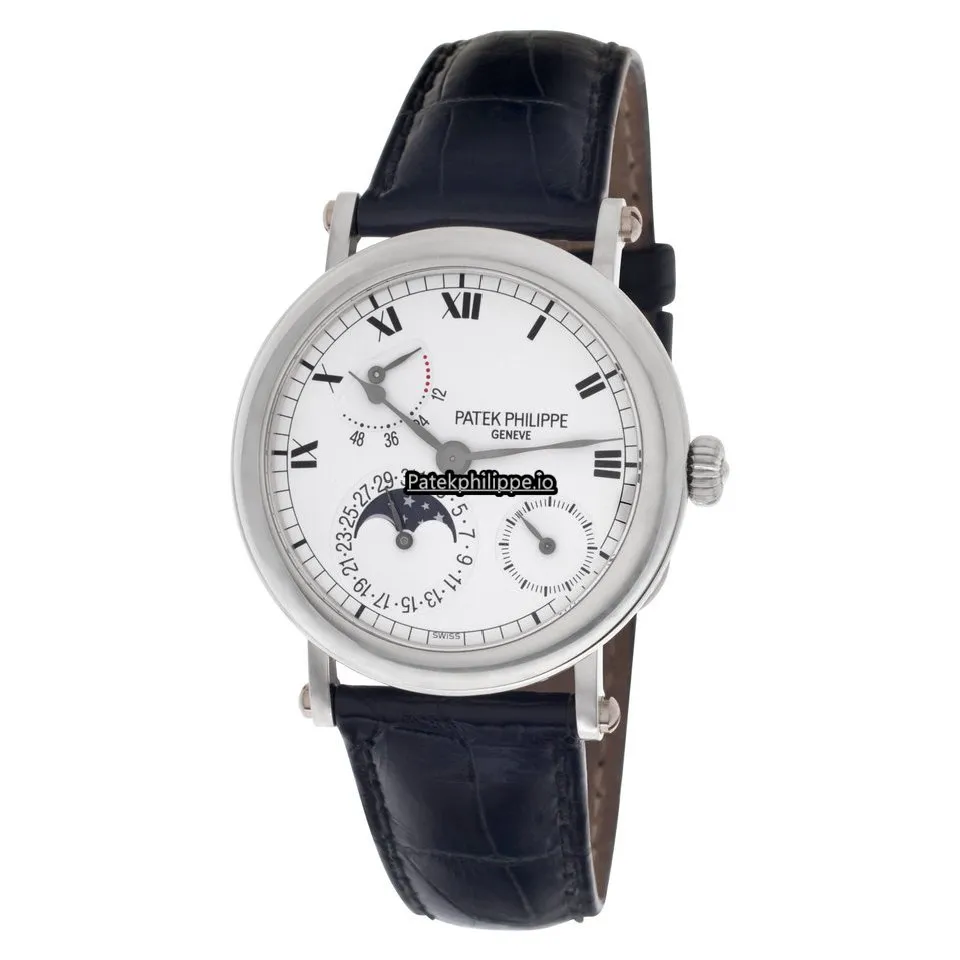 Alternative view of Patek Philippe Complications 5054/p 35MM Platinum Case Automatic