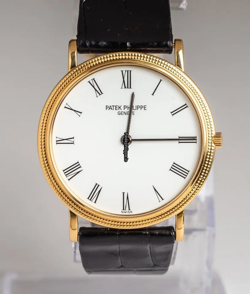 Patek Philippe Calatrava 3744j-050 33MM Yellow Gold Case Quartz