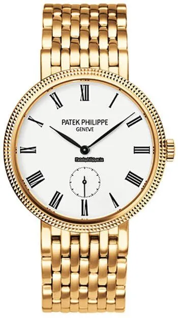 Patek Philippe Calatrava 7119-1j-010 Yellow Gold Case Manual Winding