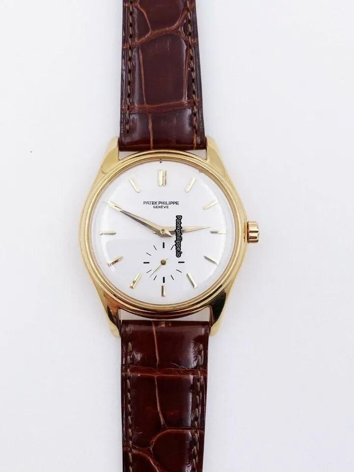 Alternative view of Patek Philippe Calatrava 38MM Yellow Gold Case Automatic