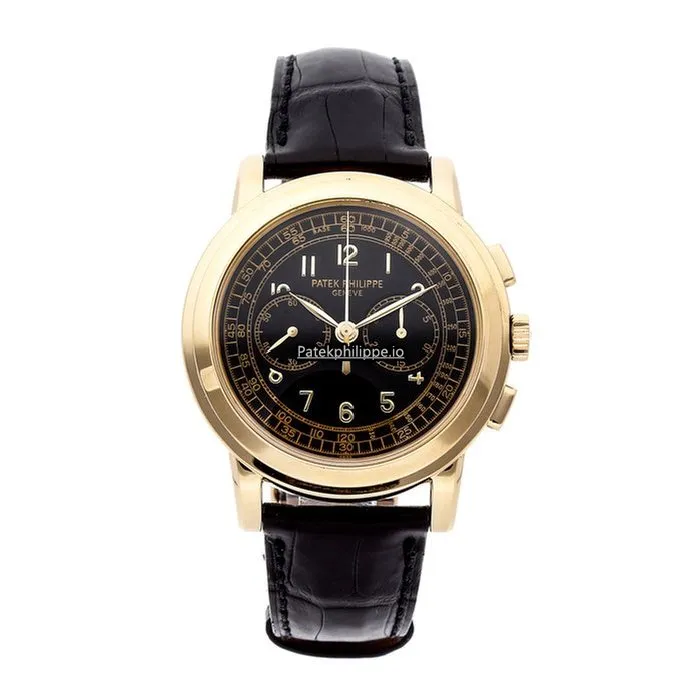 Patek Philippe Chronograph 5070 J 42MM Yellow Gold Case Manual Winding