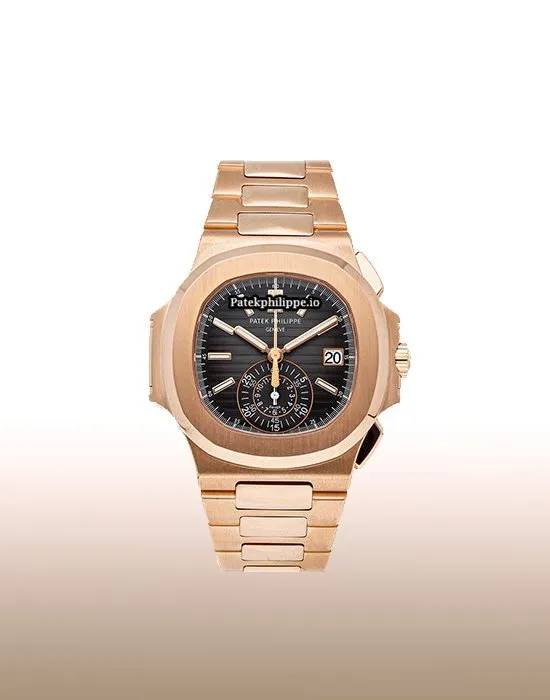 Patek Philippe Nautilus 5980/1r-001 40.5MM Rose Gold Case Automatic