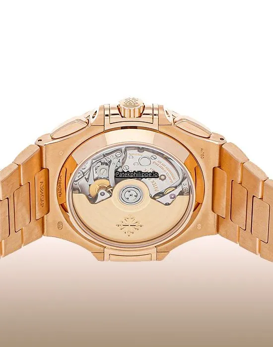 Alternative view of Patek Philippe Nautilus 5980/1r-001 40.5MM Rose Gold Case Automatic