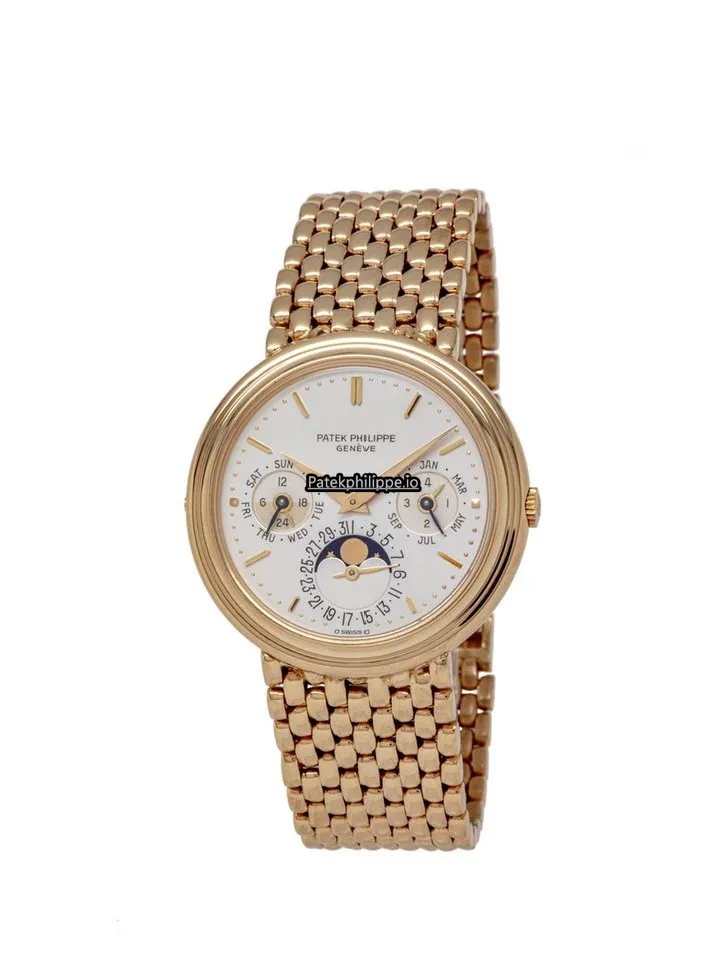 Patek Philippe Perpetual Calendar 3945/2j 36MM Yellow Gold Case Automatic