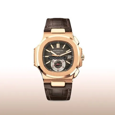 Patek Philippe Nautilus 5980r-001 40.5MM Rose Gold Case Automatic