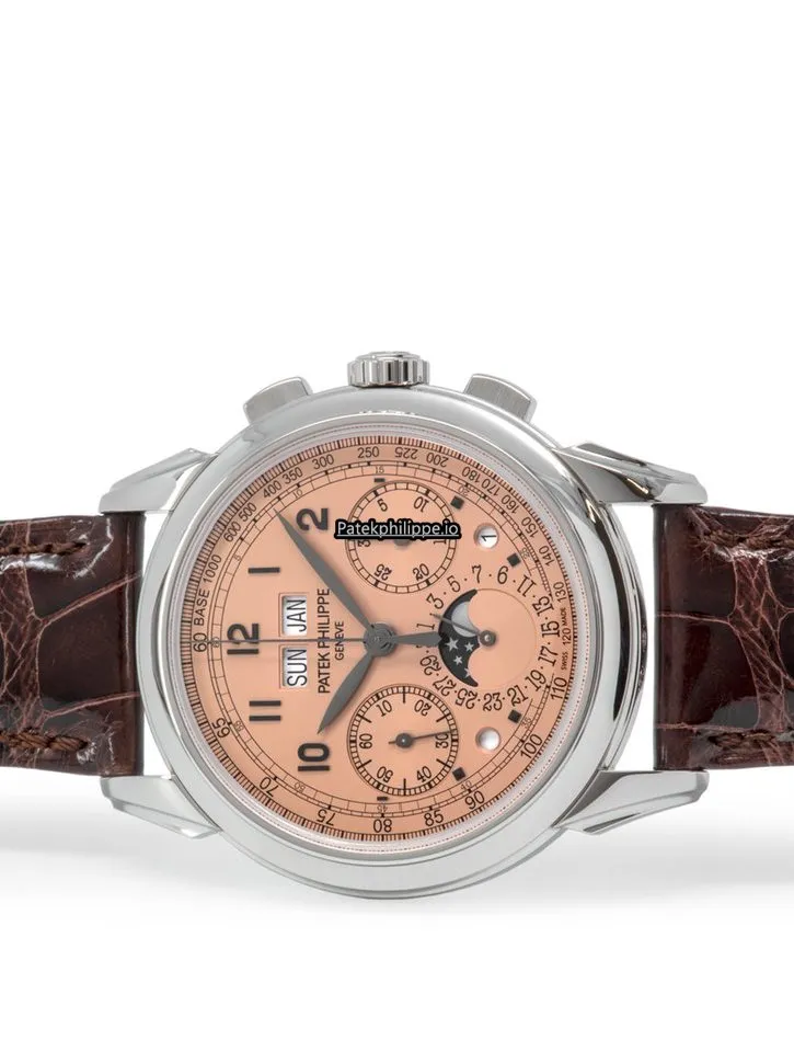 Alternative view of Patek Philippe Perpetual Calendar 5270p 41MM Platinum Case Manual Winding