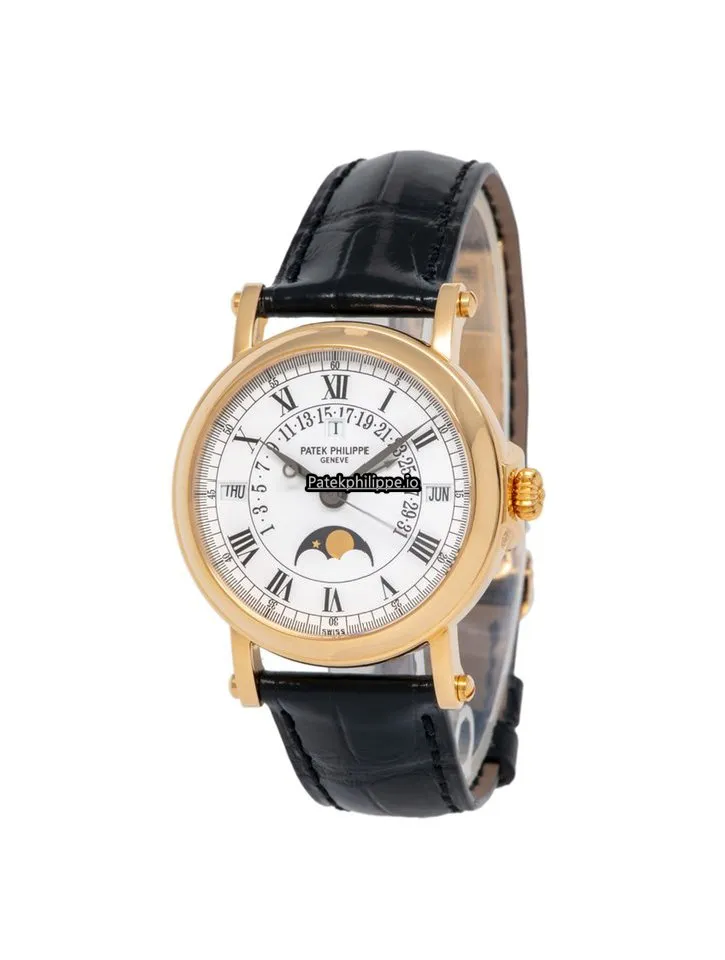 Patek Philippe Perpetual Calendar 5059j-001 36MM Platinum Case Automatic