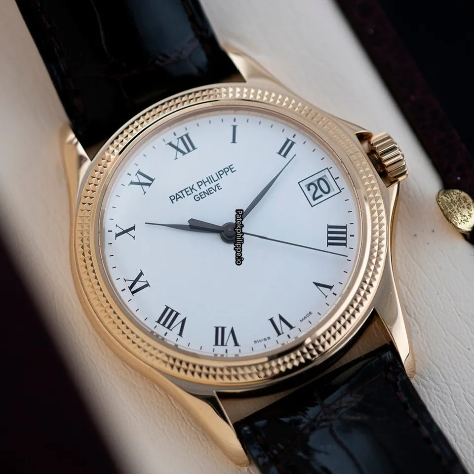Patek Philippe Calatrava 5117j 38MM Yellow Gold Case Automatic