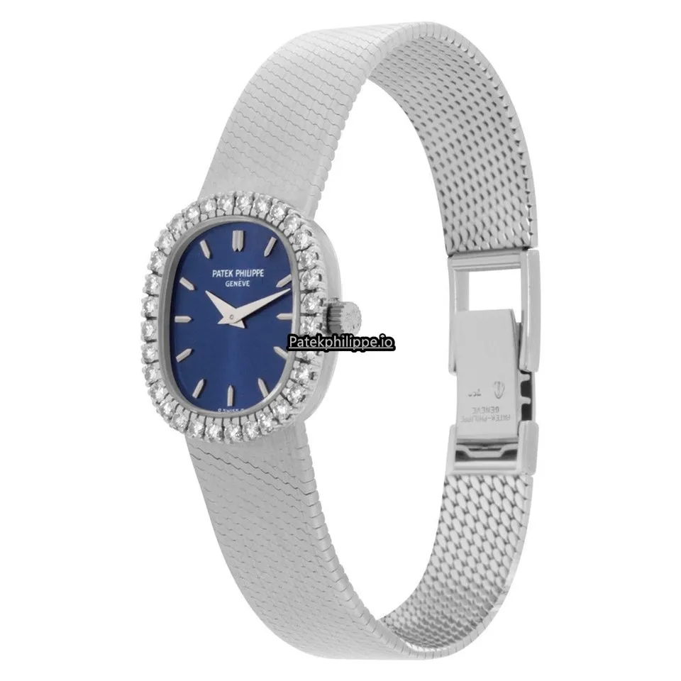 Alternative view of Patek Philippe Golden Ellipse Apr-34 21MM White Gold Case Manual Winding