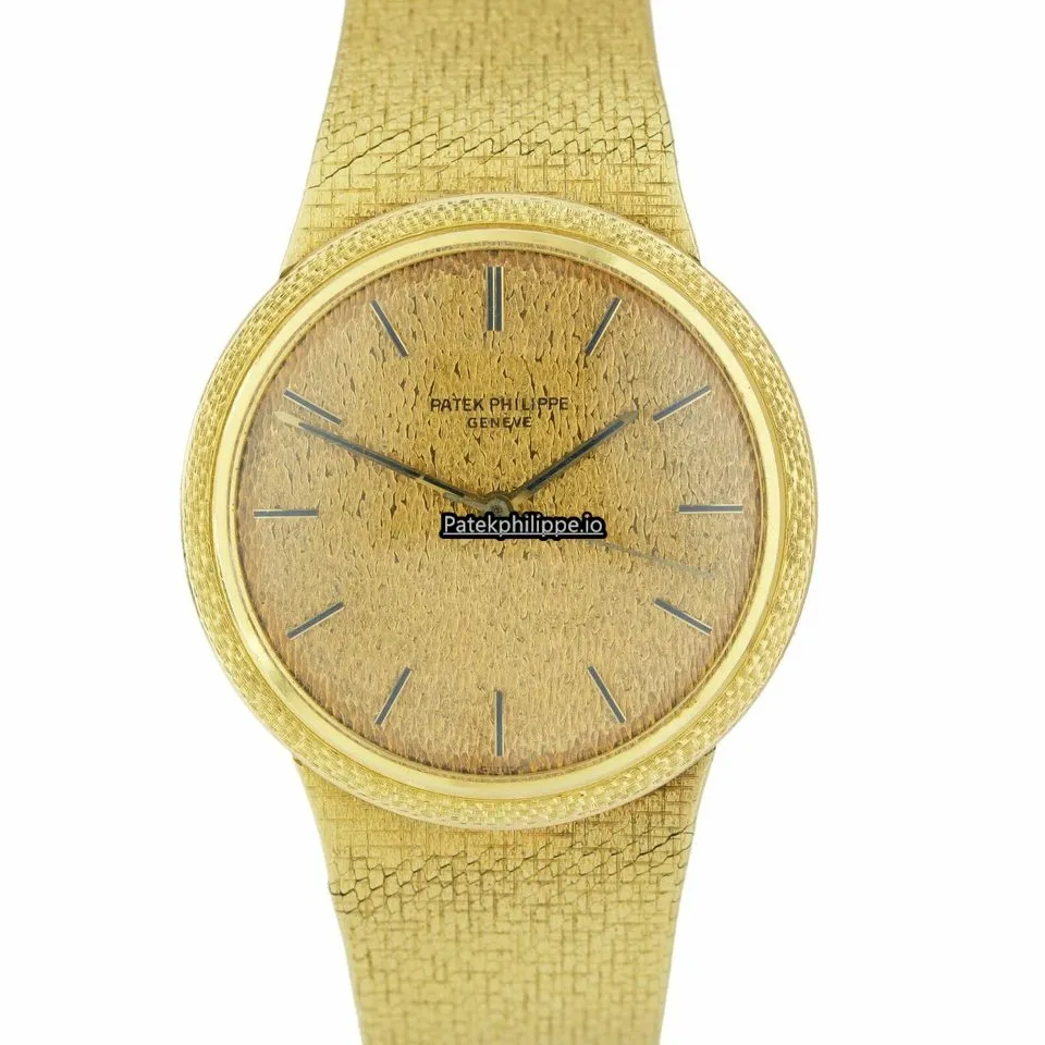 Patek Philippe Vintage 34.5MM Yellow Gold Case Automatic