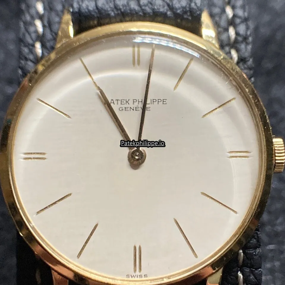 Patek Philippe Calatrava 3468j 33MM Yellow Gold Case Manual Winding