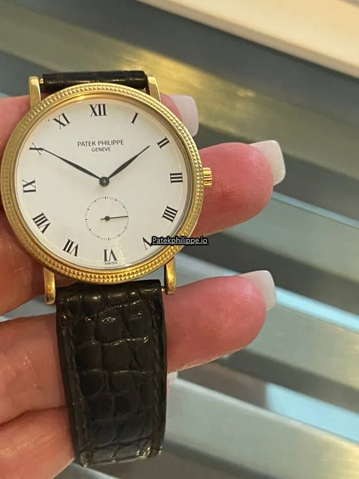 Patek Philippe Calatrava 3919 33MM Yellow Gold Case Manual Winding