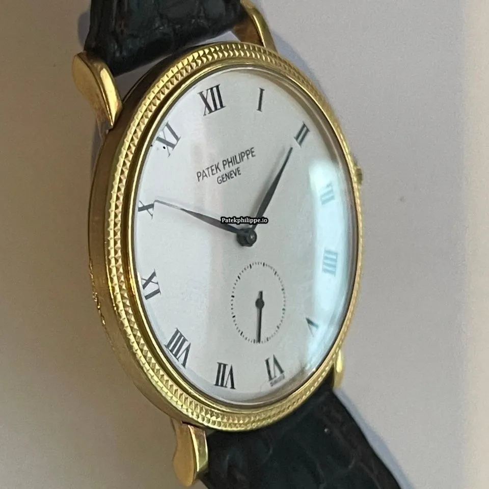 Alternative view of Patek Philippe Calatrava 3919 33MM Yellow Gold Case Manual Winding