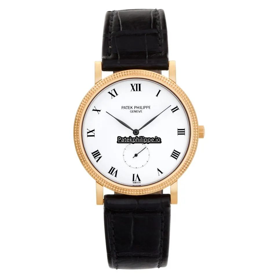 Patek Philippe Calatrava 3919r 33MM Rose Gold Case Manual Winding