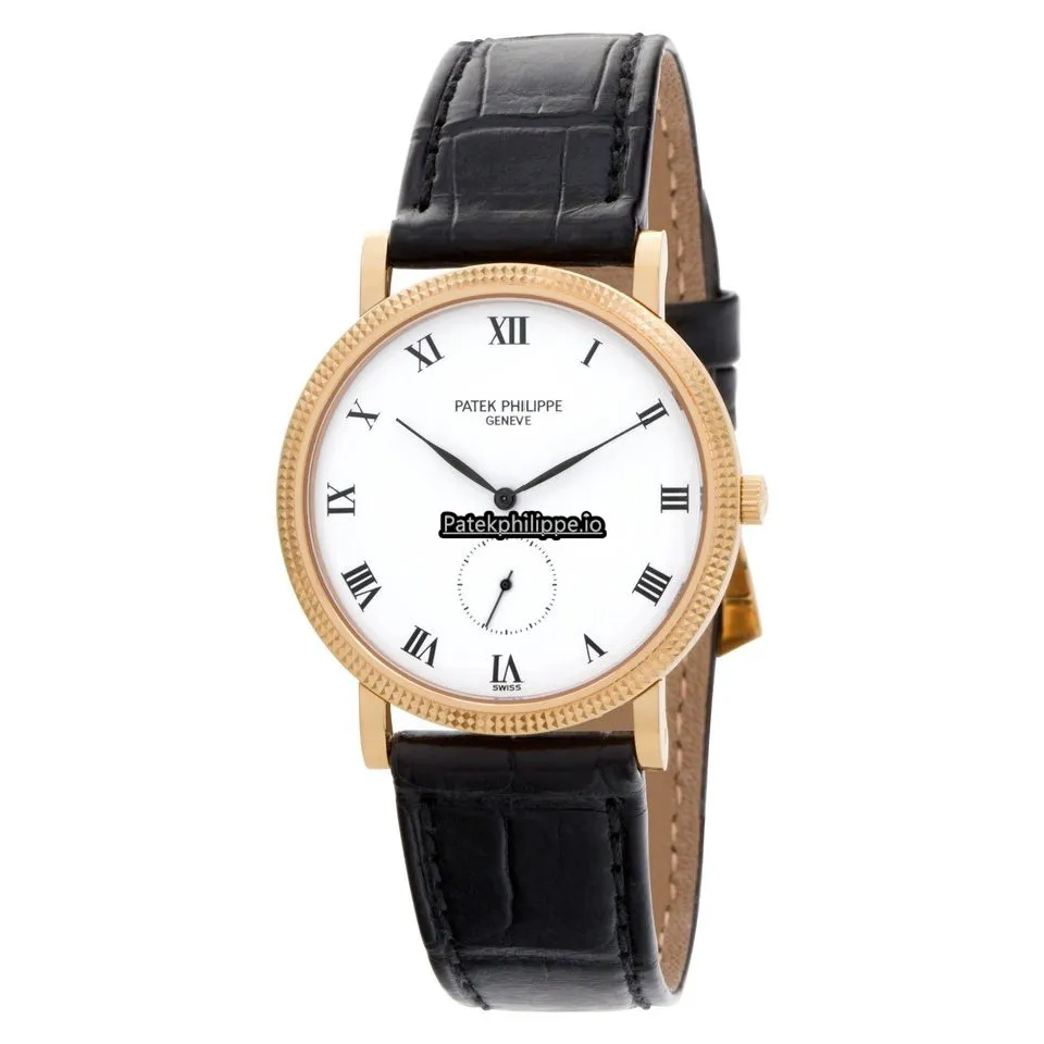 Alternative view of Patek Philippe Calatrava 3919r 33MM Rose Gold Case Manual Winding