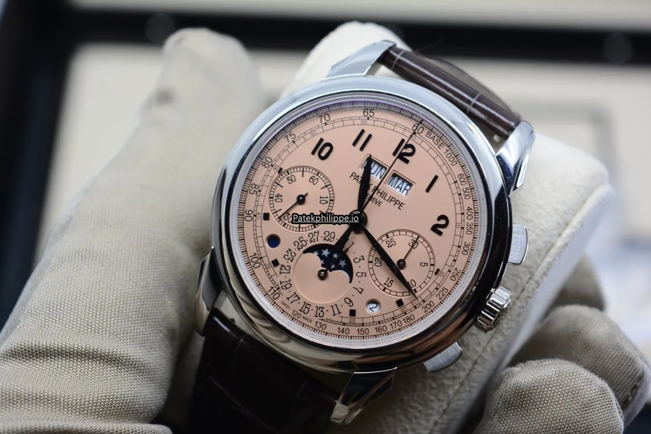 Alternative view of Patek Philippe Perpetual Calendar 5270p-001 41MM Platinum Case Manual Winding