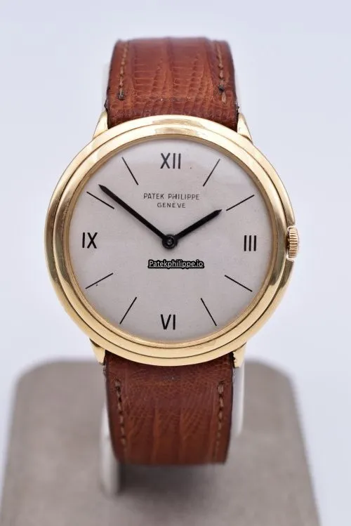 Patek Philippe Calatrava 2501 33MM Yellow Gold Case Manual Winding
