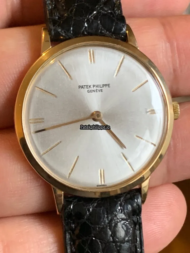 Patek Philippe Calatrava 3468 33MM Yellow Gold Case Manual Winding
