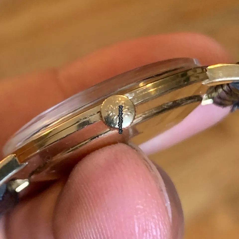 Alternative view of Patek Philippe Calatrava 3468 33MM Yellow Gold Case Manual Winding