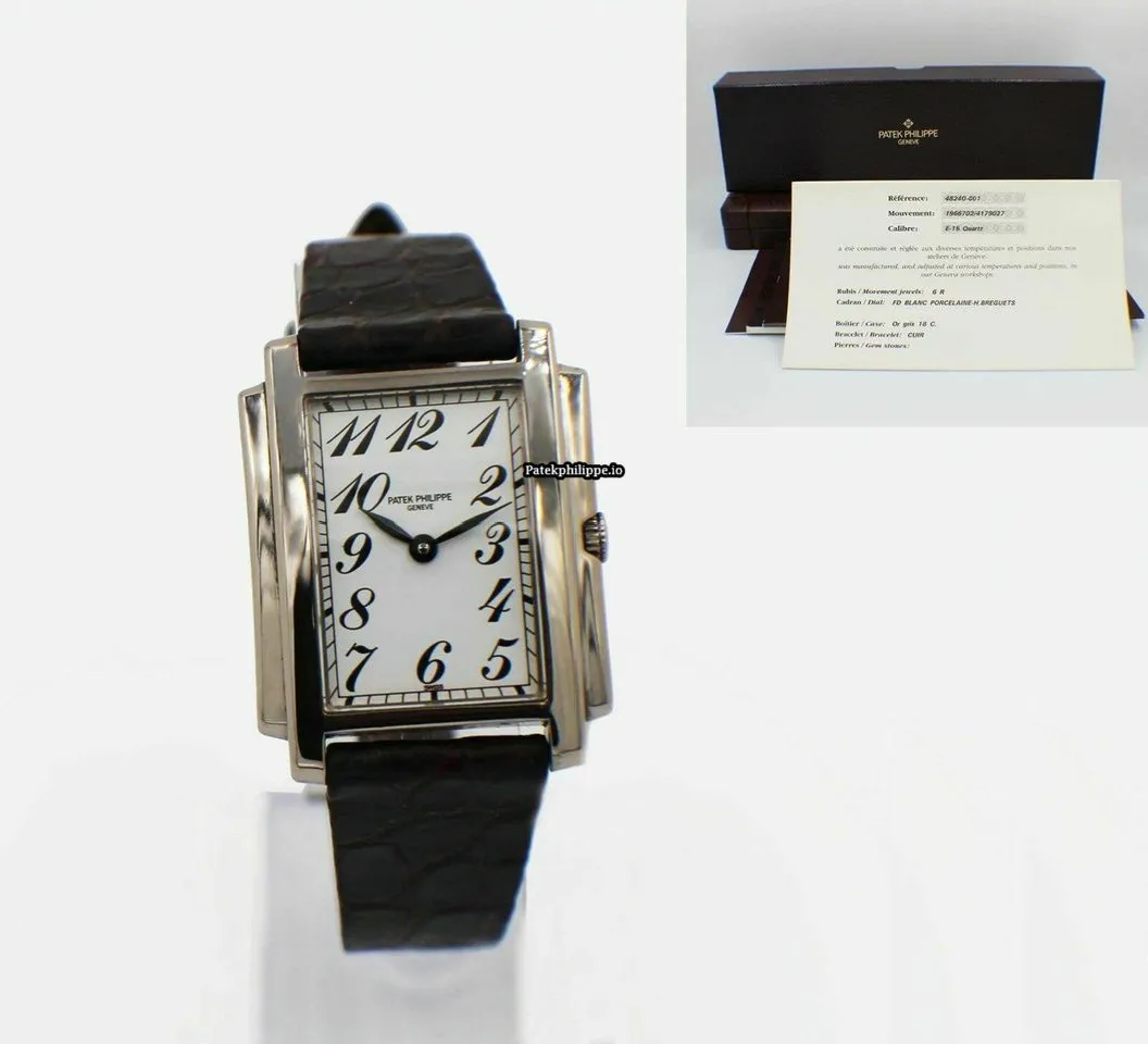 Patek Philippe Gondolo 4824g 22MM White Gold Case Quartz