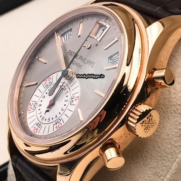 Alternative view of Patek Philippe Annual Calendar 5960r 40.5MM Rose Gold Case Automatic
