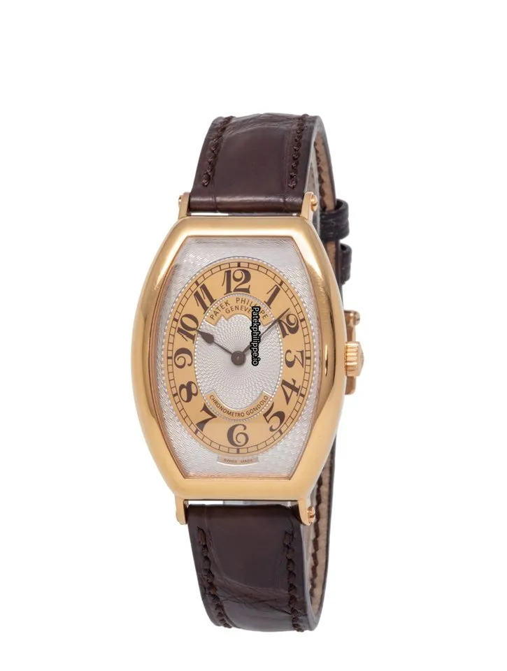 Patek Philippe Gondolo 5098r-001 32x50MM Rose Gold Case Manual Winding