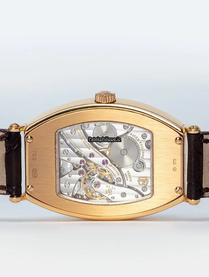 Alternative view of Patek Philippe Gondolo 5098r-001 32x50MM Rose Gold Case Manual Winding