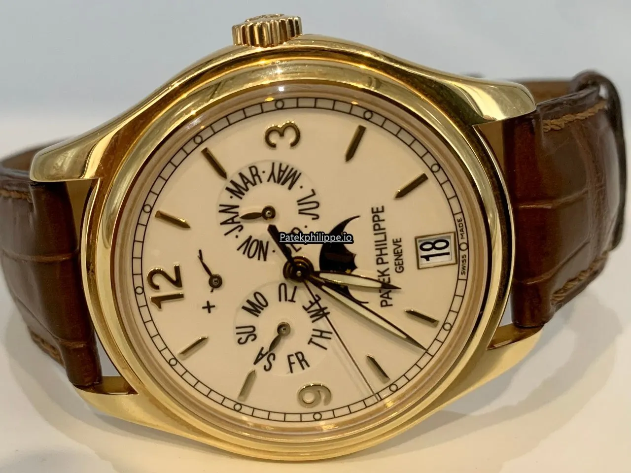 Alternative view of Patek Philippe Annual Calendar 5146j 39MM Yellow Gold Case Automatic