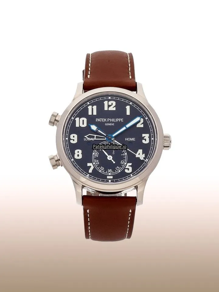 Patek Philippe Travel Time 5524g-001 42MM White Gold Case Automatic