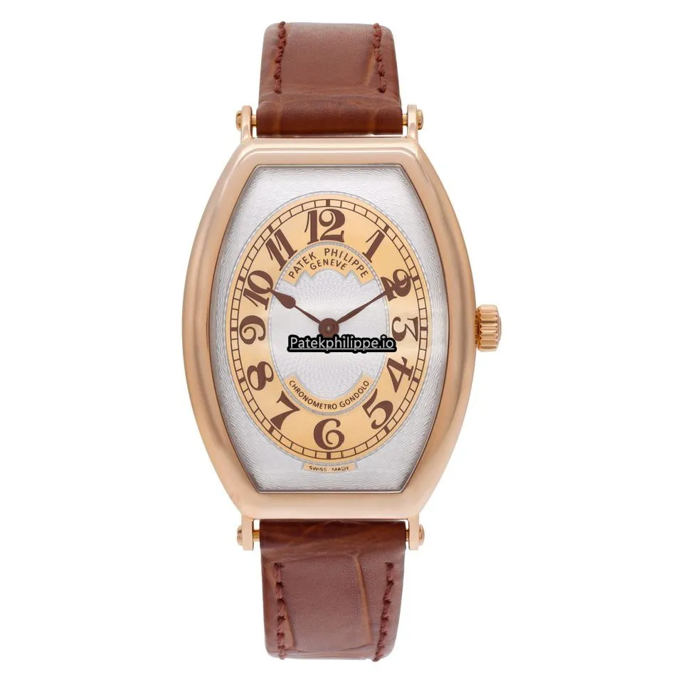 Patek Philippe Gondolo 5098r-001 32MM Rose Gold Case Manual Winding