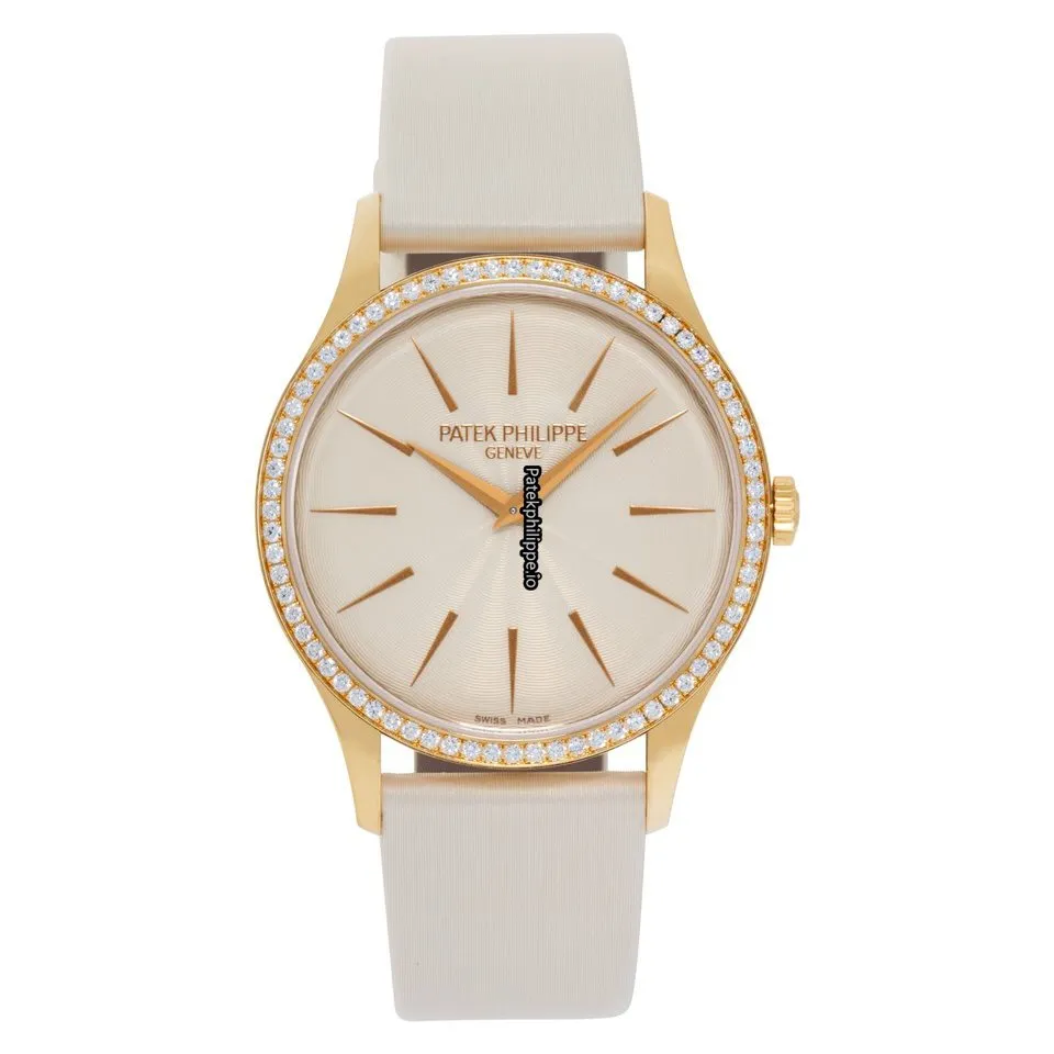 Patek Philippe Calatrava 4897r-010 33MM Rose Gold Case Manual Winding