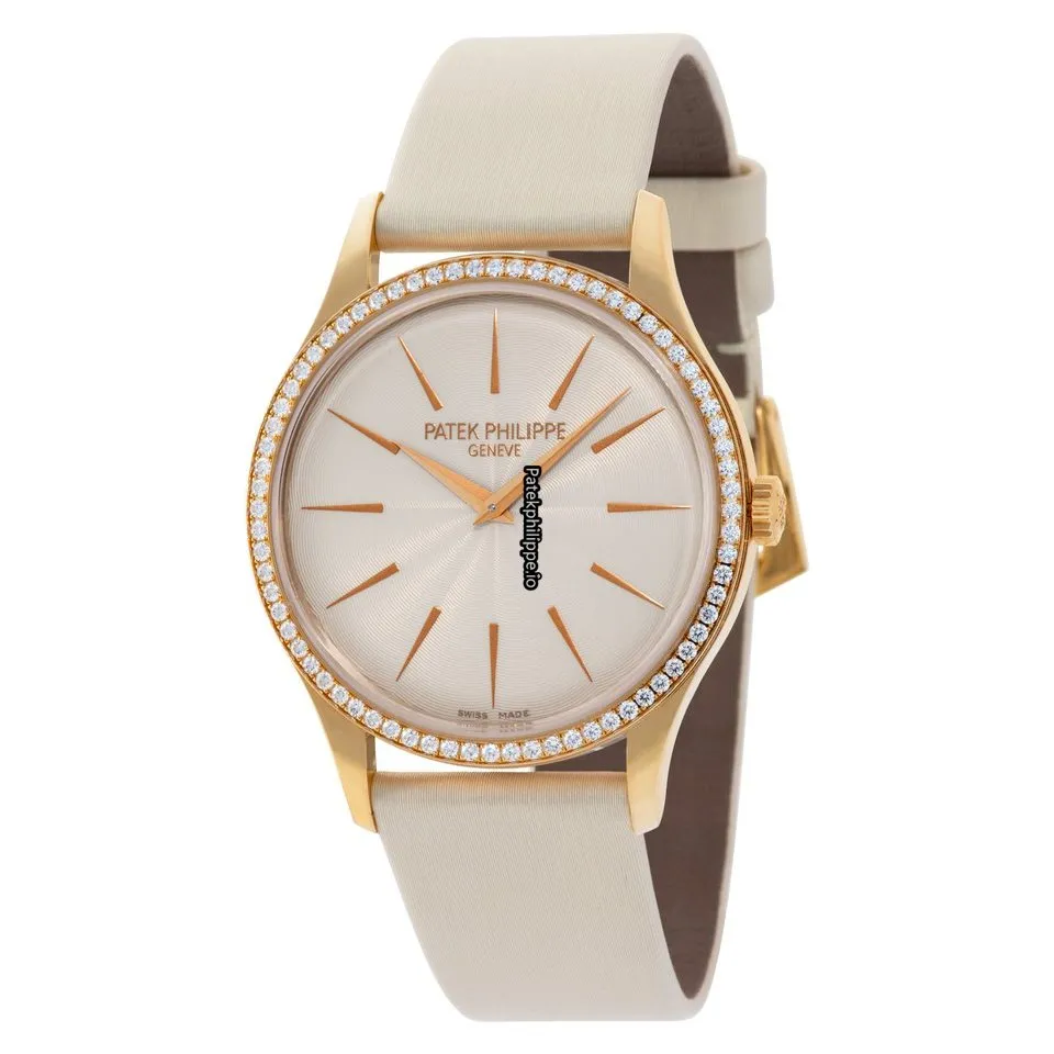 Alternative view of Patek Philippe Calatrava 4897r-010 33MM Rose Gold Case Manual Winding