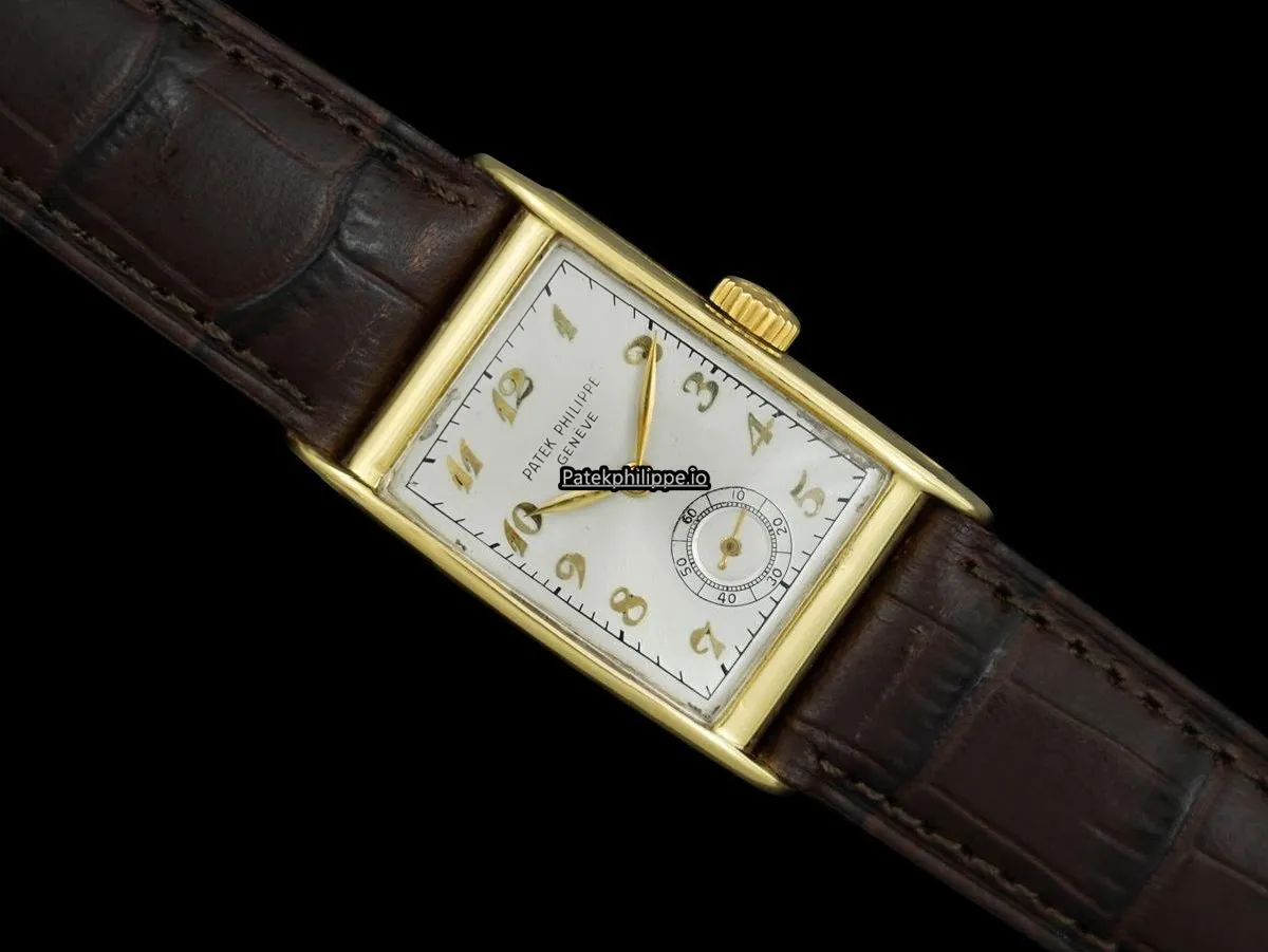 Patek Philippe Vintage 8119 22.5x38.5MM Yellow Gold Case