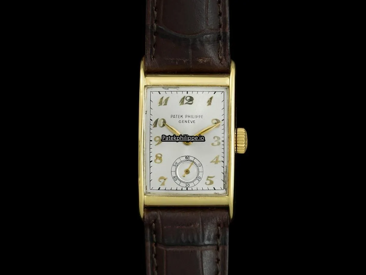 Alternative view of Patek Philippe Vintage 8119 22.5x38.5MM Yellow Gold Case