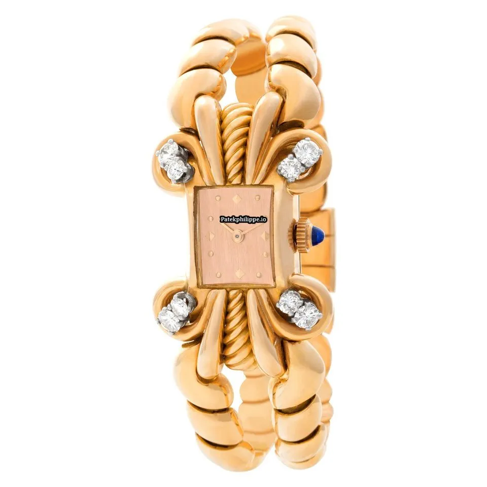 Patek Philippe 8874 15.5MM Rose Gold Case Manual Winding