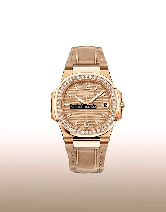 Patek Philippe Nautilus 7010r-012 32MM Rose Gold Case Quartz