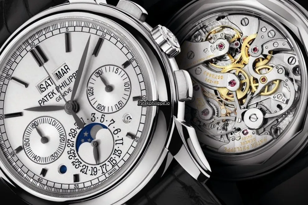 Alternative view of Patek Philippe Perpetual Calendar 5270g-001 41MM White Gold Case Manual Winding